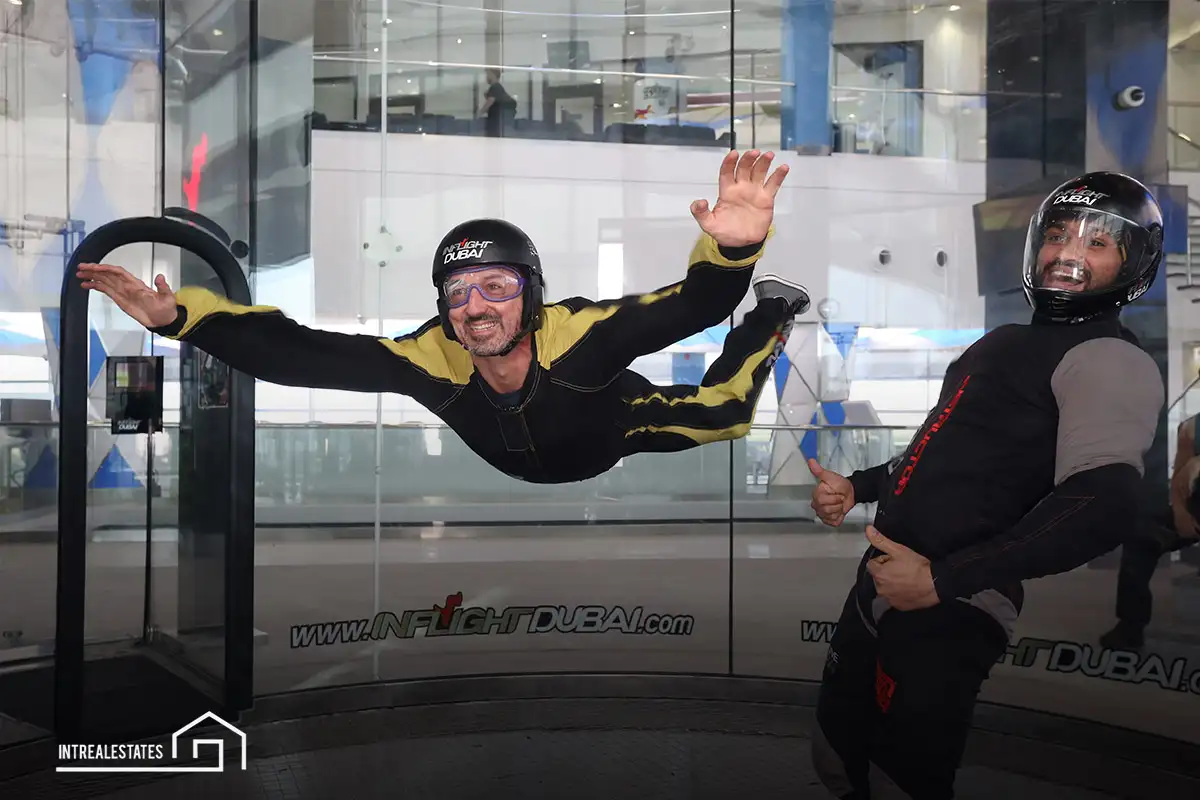 Dubai Wind Tunnel Flight